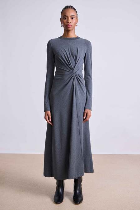 【OAS/オーエーエス】Kalahara papaya linen dress OAS Kalahara Papaya Linen Dress - Burgundy | Garmentory