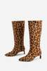 "INTENTIONALLY __________." Seville Knee High Boot - Cheetah - Thumbnail 1