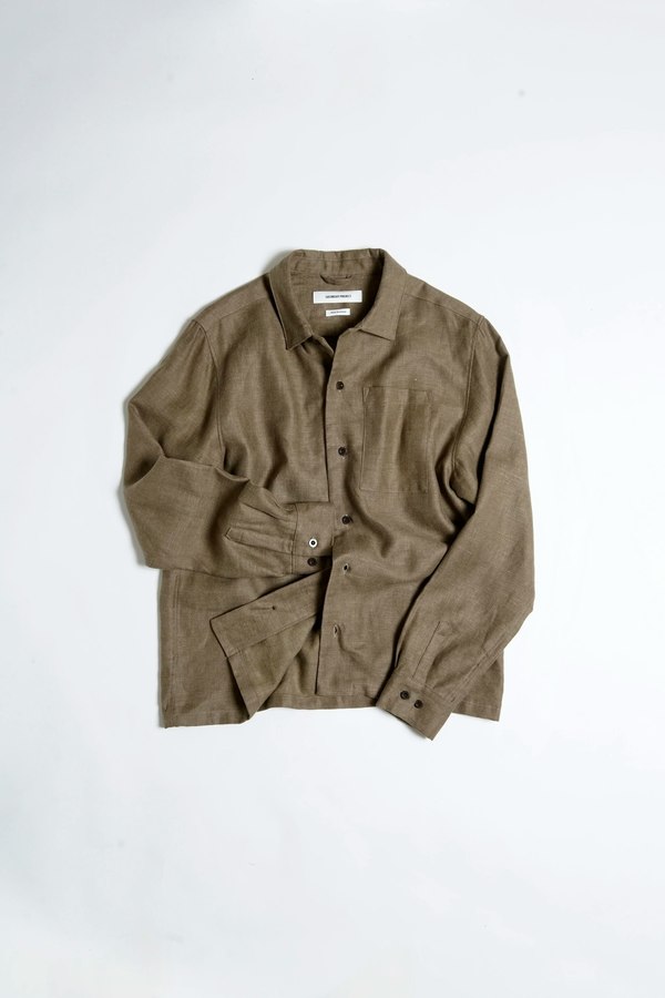 Saturday Project French Linen Chore Shirt
