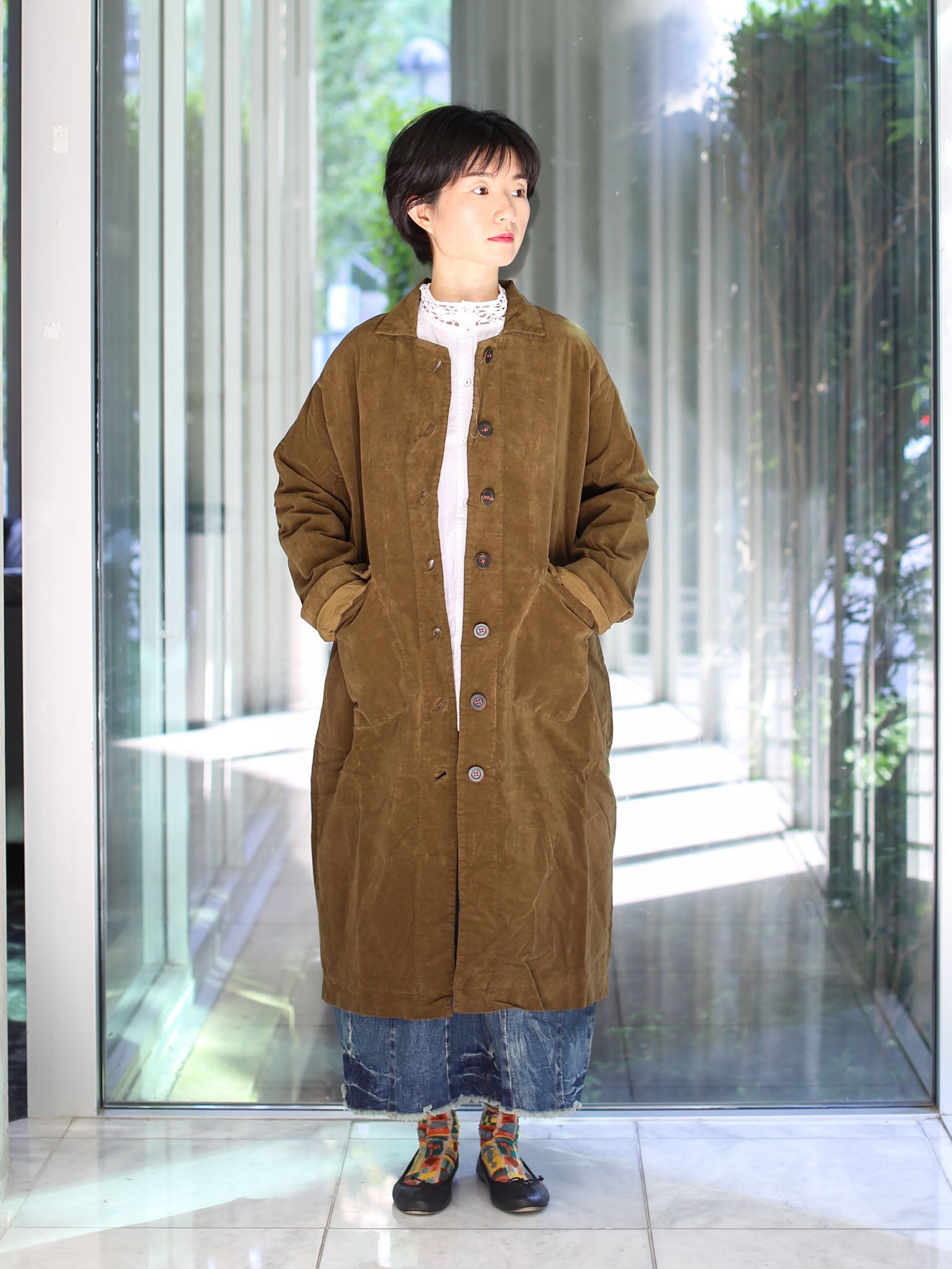 H+ HANNOH WESSEL ハリスツイードコート　ハノー・ウェッセル 新品】 アッシュプリュスアノーヴェセル H+ HANNOH WESSEL Marika COAT