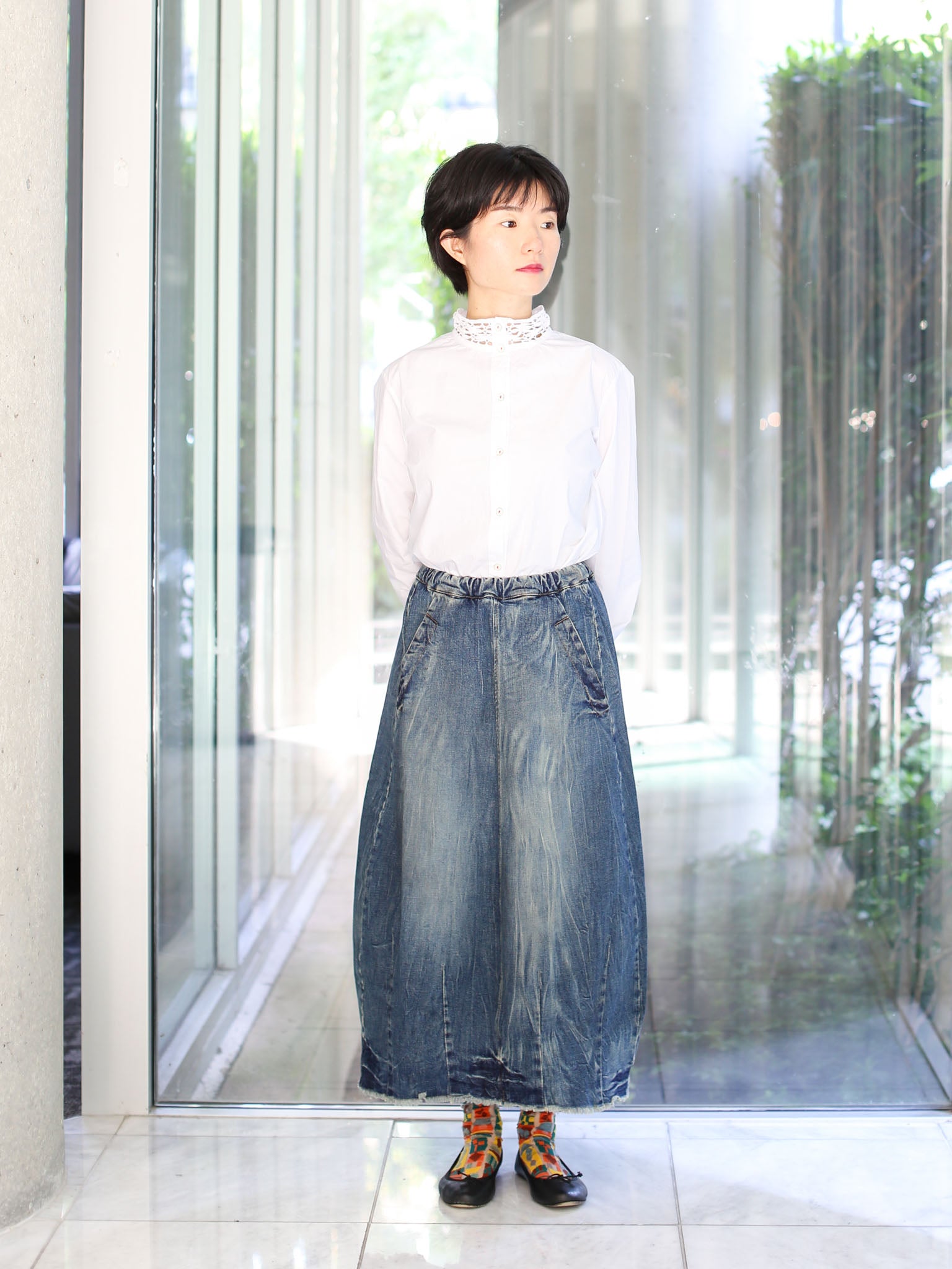 NEW Hannoh Wessel H Jenna printed skirt sz 34