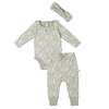 KIDS MakeMake Organics Ruffle Onesie + Pants Set - Thumbnail 1