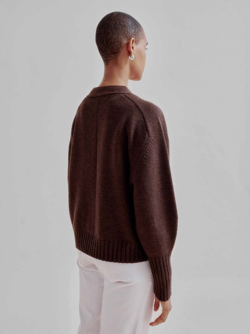 SAYAKA DAVIS NEW YORK Balloon Sleeve Cardigan