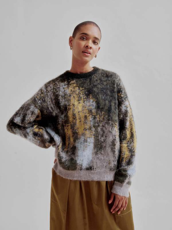 SAYAKA DAVIS NEW YORK Jacquard Sweater SAYAKA DAVIS NEW YORK Jacquard Sweater