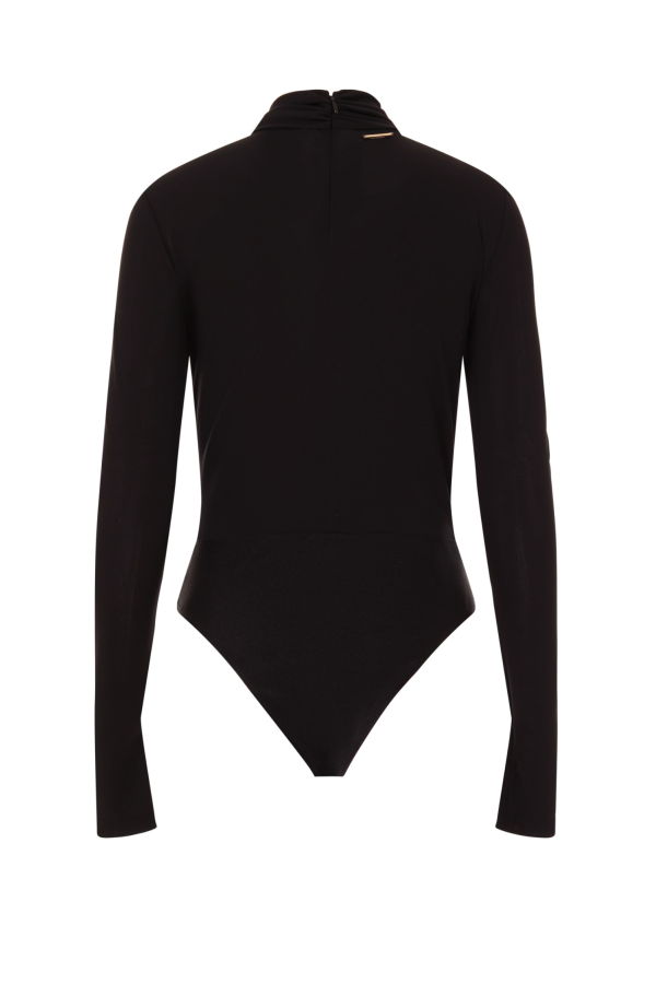 Roberto Cavalli Just Cavalli Body With Long Sleeves Bodysuit - Black