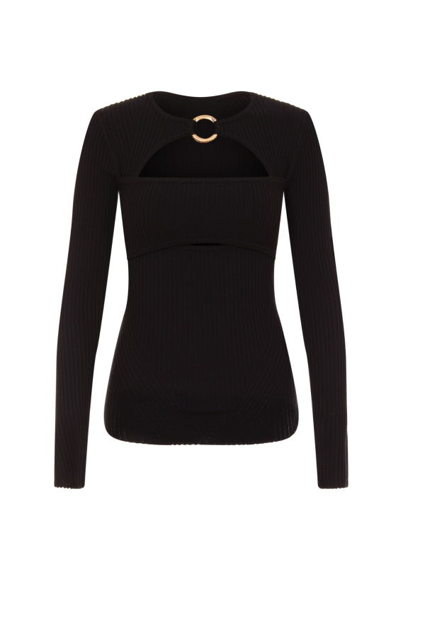 Roberto Cavalli Just Cavalli Sweater With Long Sleeves - Black