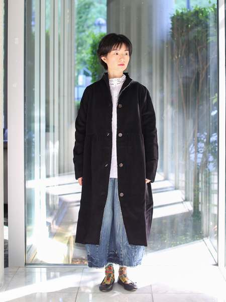 yu._.uri 様H+HANNOH WESSEL cathalina coat H+ Hannoh Wessel Coat Cathalina - Black | Garmentory