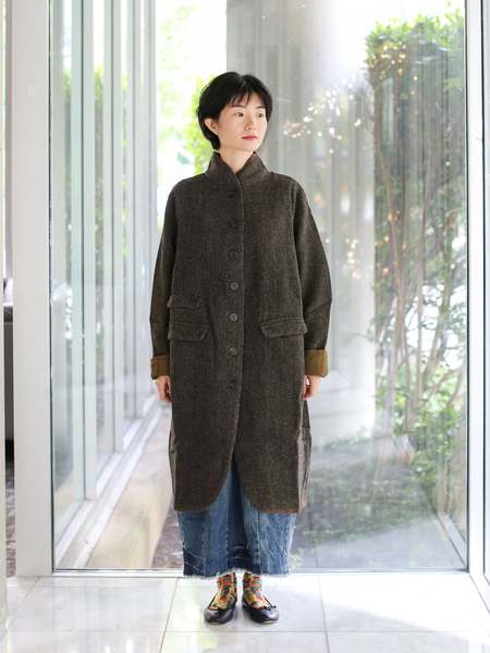 yu._.uri 様H+HANNOH WESSEL cathalina coat Hannoh + Marika Tweed Coat – Atlantic Nantucket