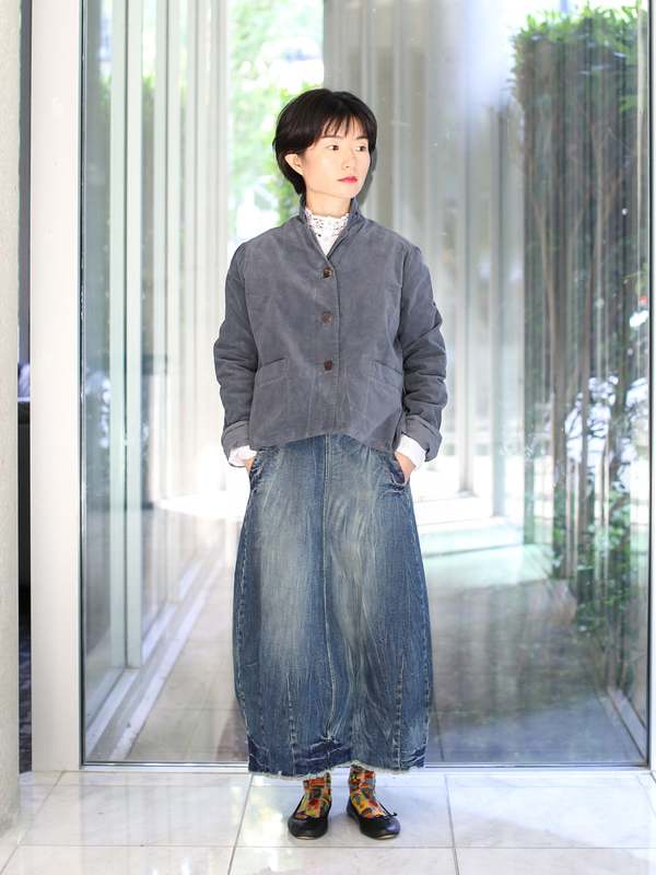 イタリア製 H+ HANNOH WESSEL ストライプジャケット 38 H+ Hannoh Wessel Jacket Vittoria - Blue Stripe Seersucker | Garmentory