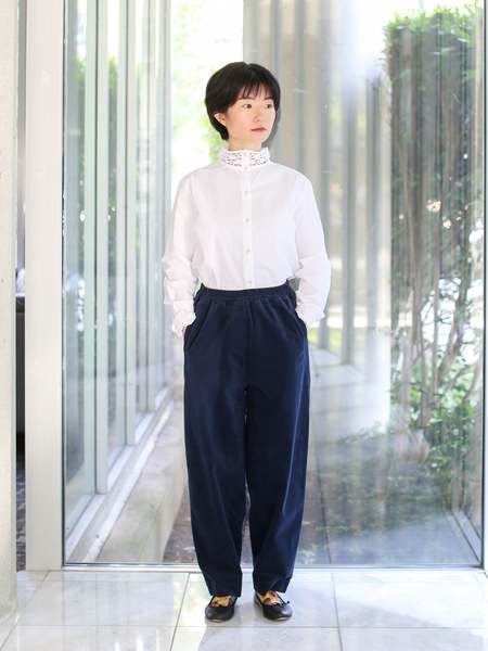 H+HANNOH WESSEL　ストライプジャケット　イタリア製 H+ HANNOH WESSEL】Jacket Vada_Brown 43 | フィールシーン