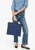 Clare V. Summer Simple Tote - Blue - Thumbnail 3