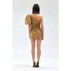 Ronny Kobo Garda Dress - Khaki - Thumbnail 3