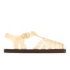 Ancient Greek Sandals Homeria Jelly Sandal - Clear Caramel - Thumbnail 1