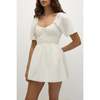 Faithfull The Brand Sophia Mini Dress - White - Thumbnail 2