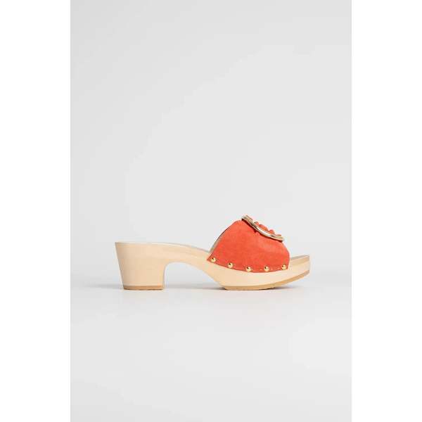 Sabot YouYou Ycone Velvet Clogs - Goji