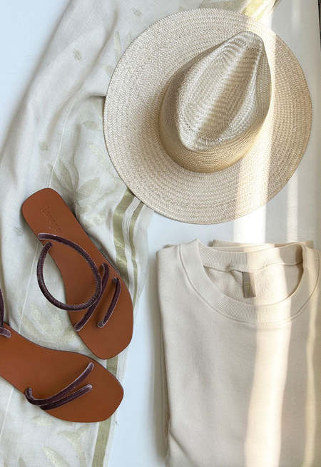 Lanapo Italian leather sandals - Natural Cuoio | Garmentory