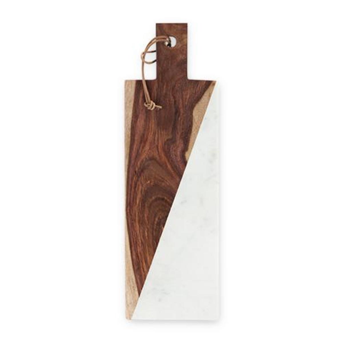 Viski Marble and Indian Rosewood Cheese Board - Image 1 of 2