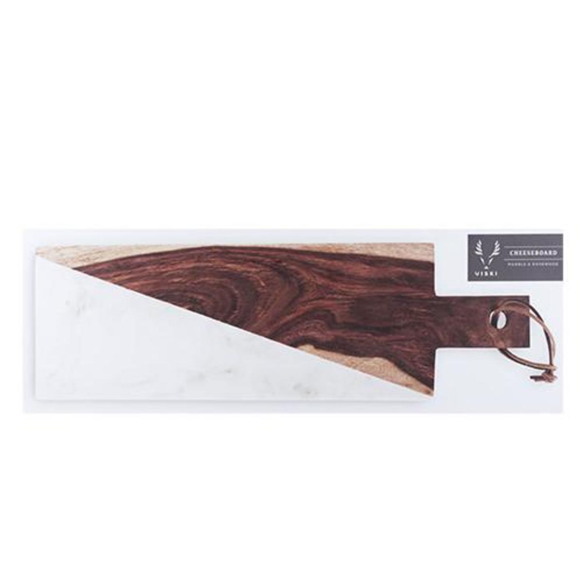 Viski Marble and Indian Rosewood Cheese Board - Image 2 of 2