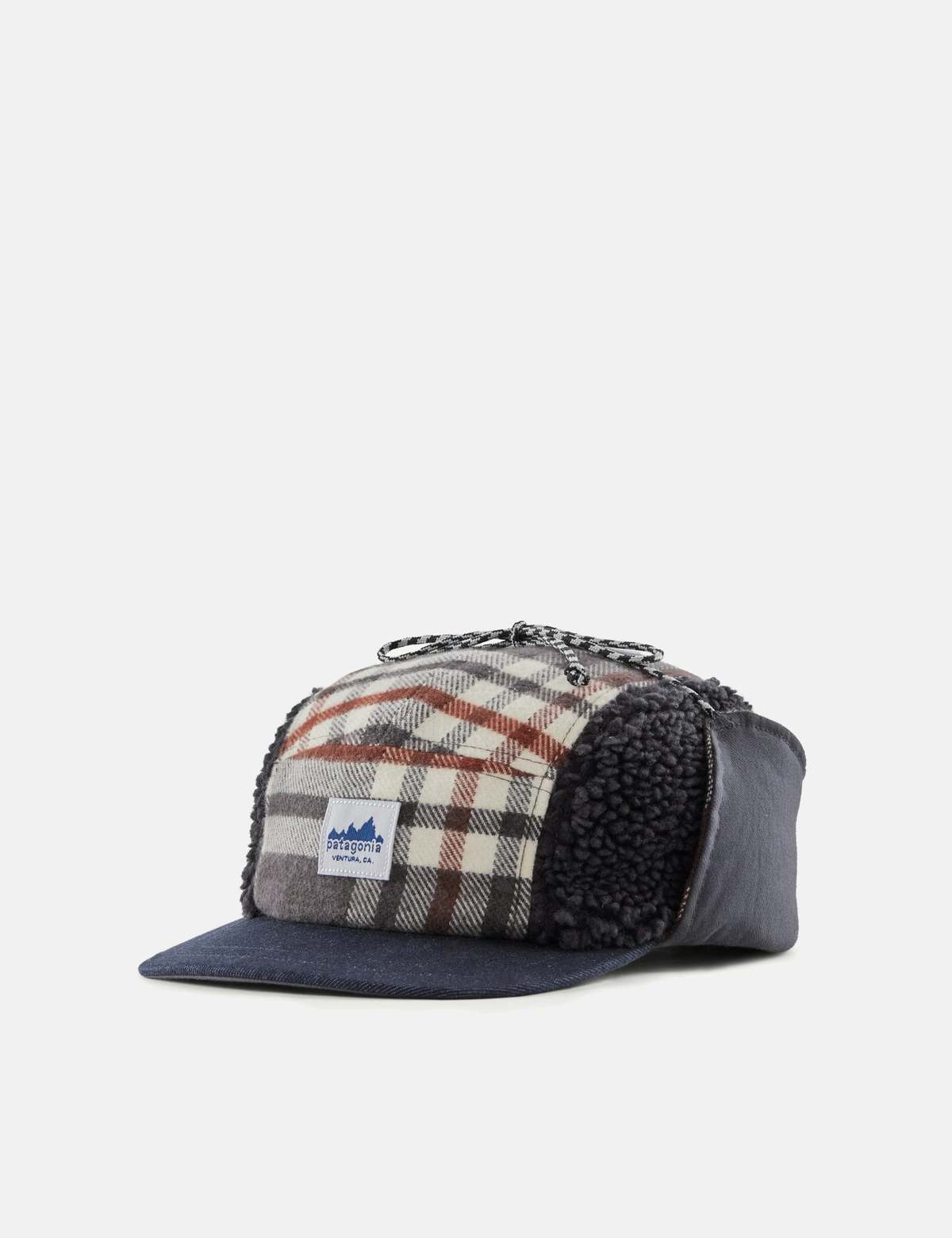 Cappello Invernale Con Paraorecchie E Visiera Curva - Modello K2 Unisex, Colore Nero - 2