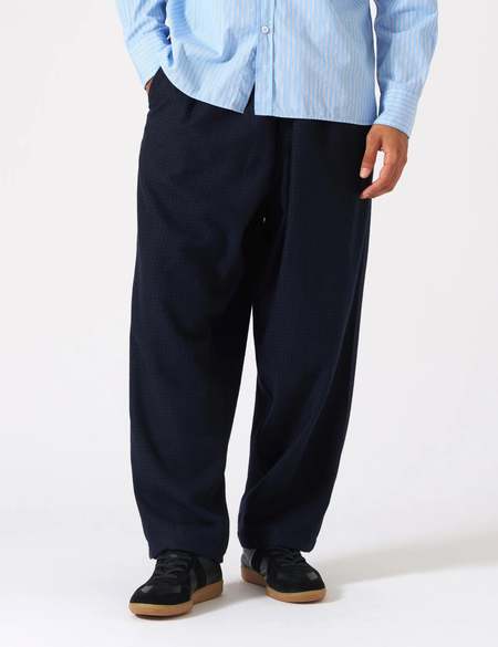Auralee Linen Wool Silk Shark Skin Slacks | Garmentory
