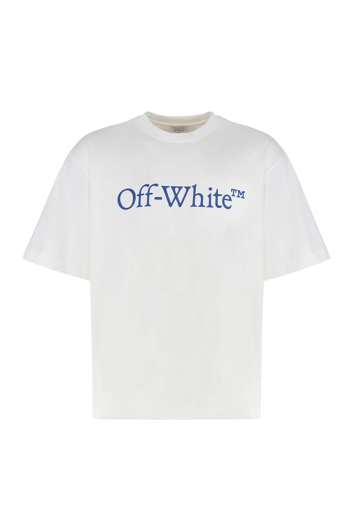 Off-White Cotton Crew-Neck T-Shirt - White | Garmentory