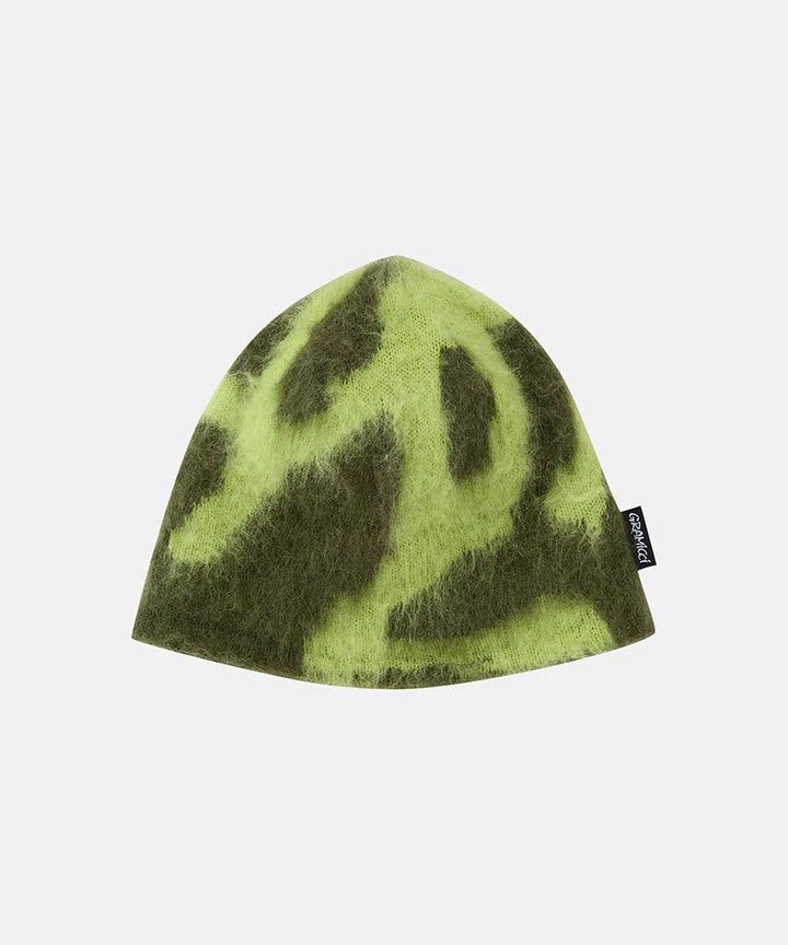 帽子 gramicci mohair burly runningman beanie Gramicci Mohair Burly Runningman Beanie in Burnt Orange Curated at