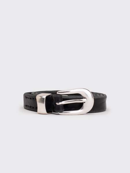 小物 OUR LEGACY 2 CM CARD DECK BELT 90 Our Legacy - Belt 2 cm Black