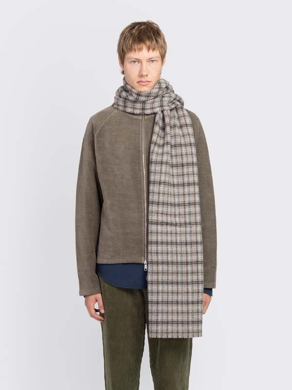 mfpen Wool Scarf - Brown | Garmentory