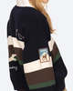 Sea NY Arther Varsity Knit Rugby Sweater - Thumbnail 1