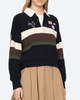 Sea NY Arther Varsity Knit Rugby Sweater - Thumbnail 2