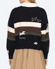 Sea NY Arther Varsity Knit Rugby Sweater - Thumbnail 3