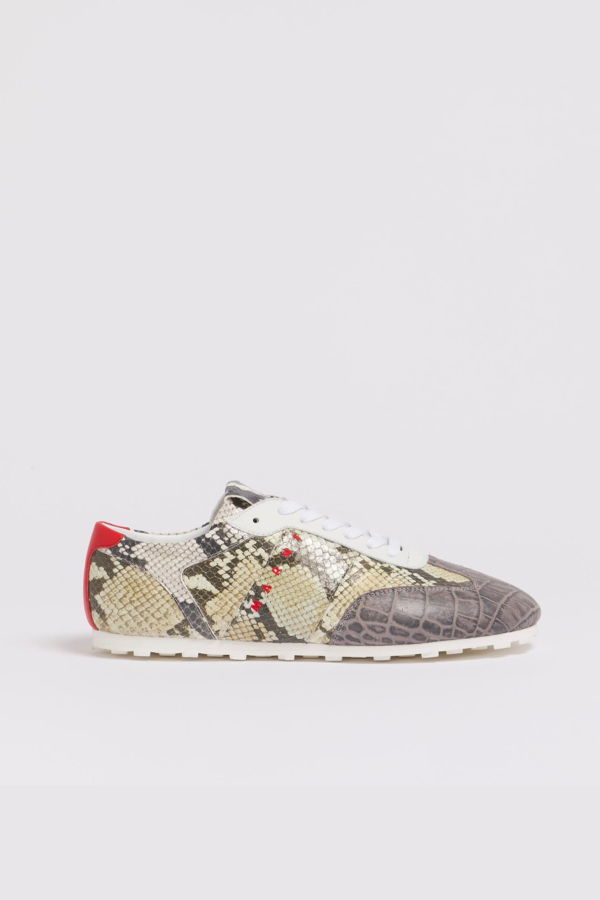 Marni Printed Python Sneakers