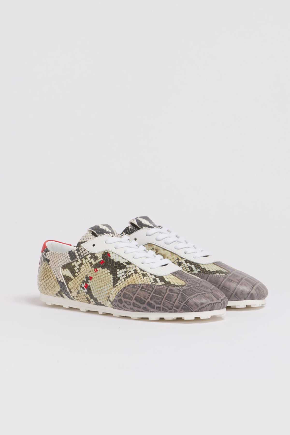 Marni Printed Python Sneakers - Image 4 of 4