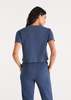 The Standard Stitch Crop Top - Midnight Navy - Thumbnail 4
