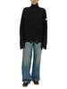MM6 Maison Margiela Turtleneck Sweatshirt - Black - Thumbnail 2