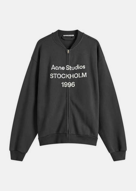 Acne Studios Logo 1996 Long Sleeve T Shirt - Faded black