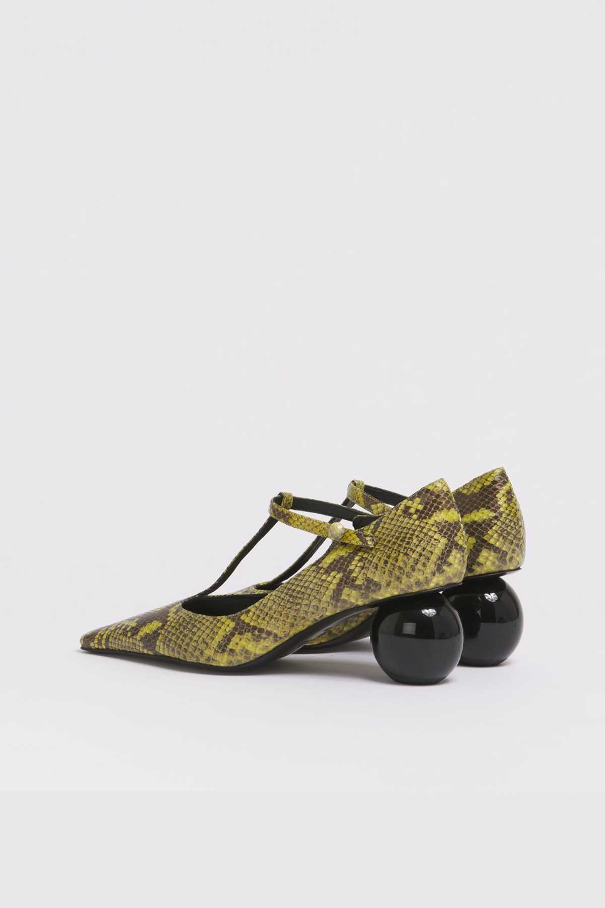 Marni Python-Print Leather Mary Jane Pump - Image 2 of 5