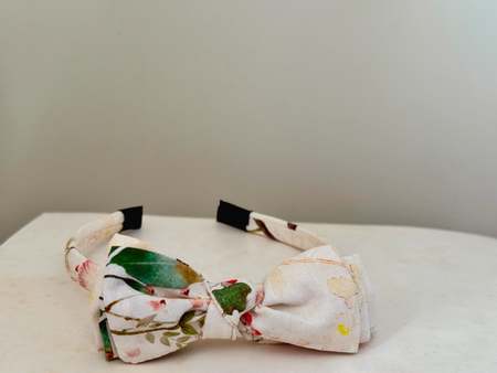 Caramel Ellie Cotton Scarf - Floral Lace Ecru Print | Garmentory