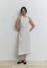 By Signe Emi Pleated Dress - White - Thumbnail 1