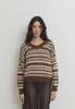 By Signe Oda V neck Sweater - Neutral - Thumbnail 1