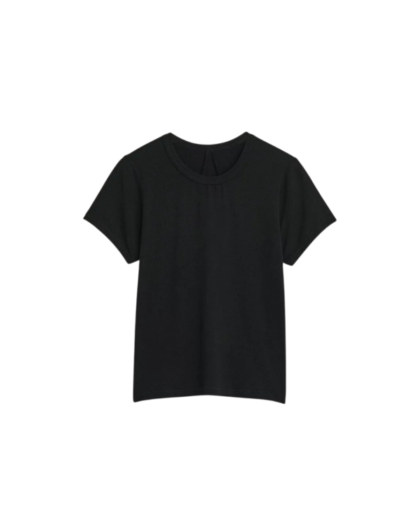 Rag & Bone Luca Jersey Baby Tee - Black Rag & Bone Luca Jersey Baby Tee - Black