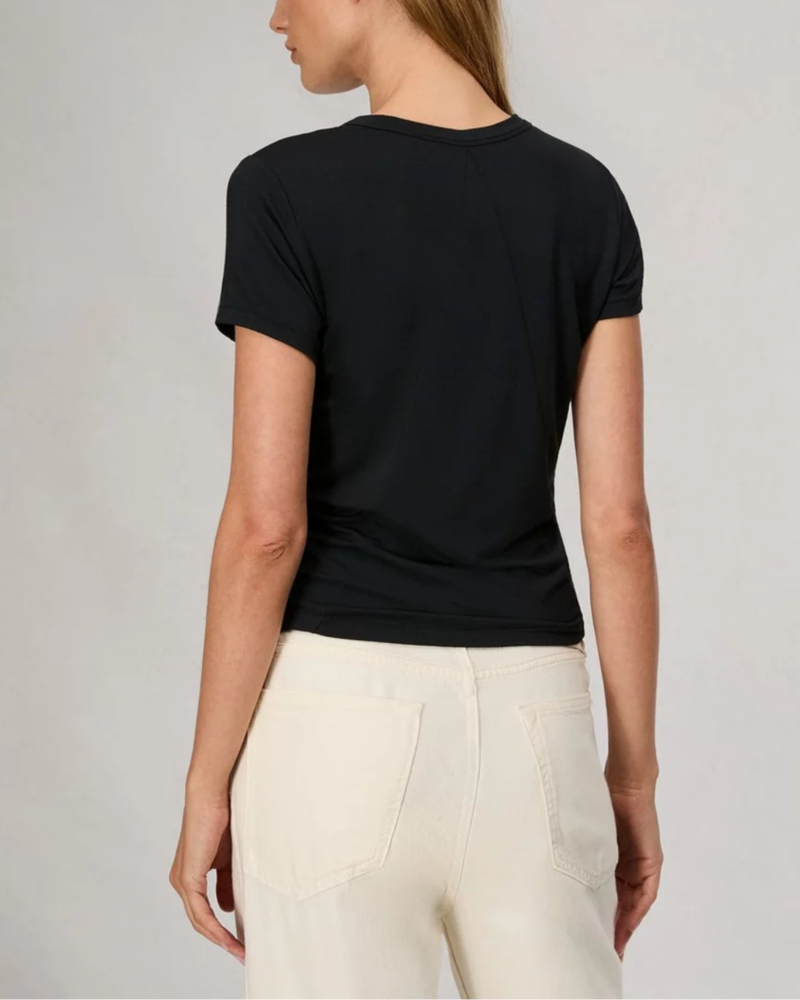 Rag & Bone Luca Jersey Baby Tee - Black Rag & Bone Luca Jersey Baby Tee - Black