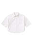 Citizens of Humanity Frances Cropped Cape Button Up Shirt - Optic White - Thumbnail 3