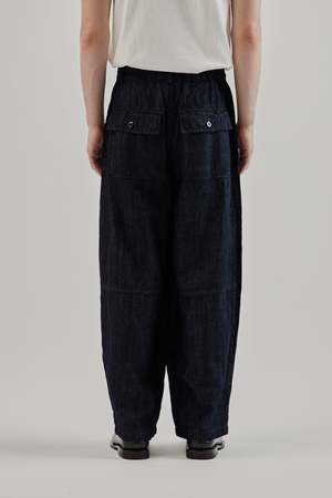 FRIZMWORKS Denim Balloon Pants - Indigo | Garmentory