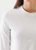 PYA IMPORTER LTD Long Sleeve Iconic Pima Stretch Baby Tee - Thumbnail 3