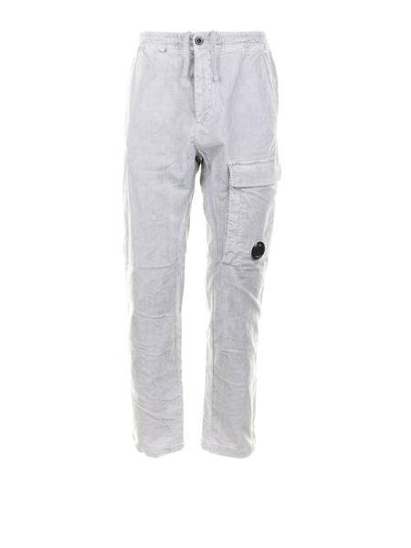 Auralee Light Cotton Wool Viyella Cargo Pants - Ivory White