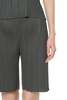 Pleats Please by Issey Miyake Monthly Colors June Shorts - Charcoal Grey - Thumbnail 4