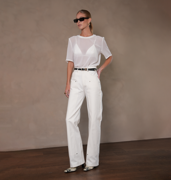 Parentezi Naomi Tee - White