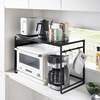 Yamazaki Home Kitchen Appliance Rack With Steel Side Panel Countertop Shelf - Thumbnail 8