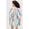 Free People Bop Around Romper - Seaside Stripe Ivory - Thumbnail 3